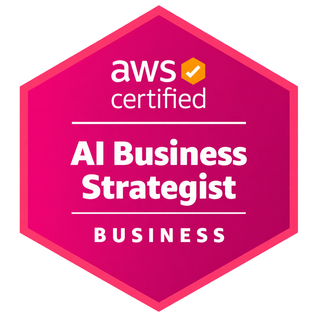 AWS Certified AI Business Strategist バッジ