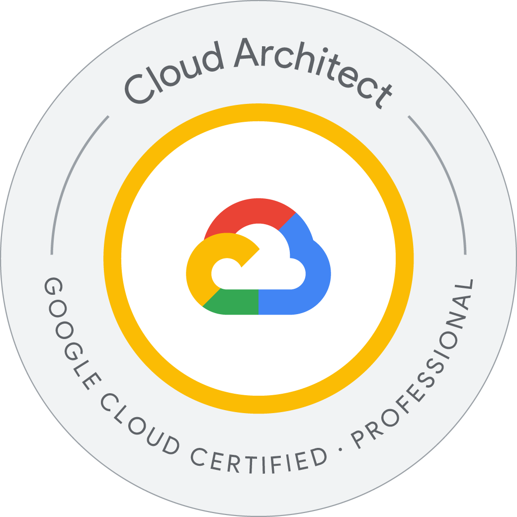 Professional Cloud Architect バッジ