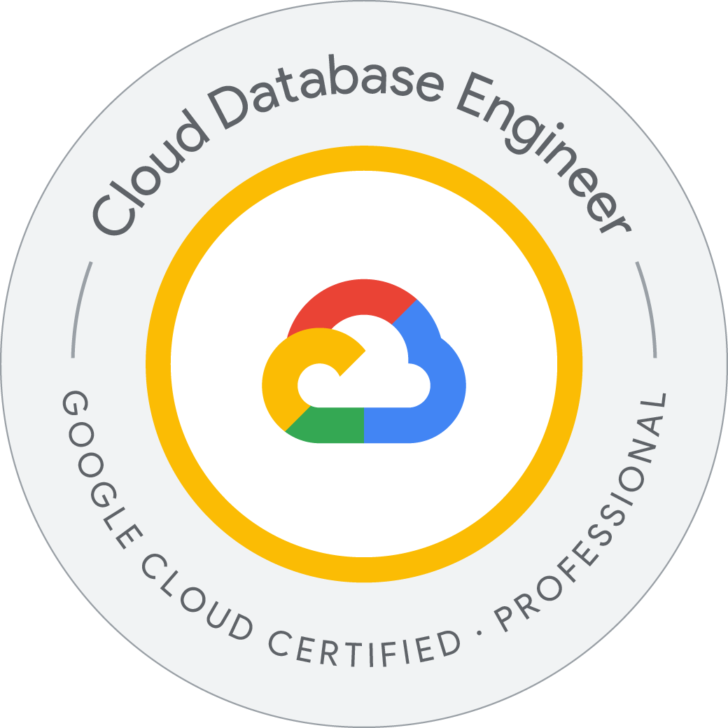 Professional Cloud Database Engineer バッジ
