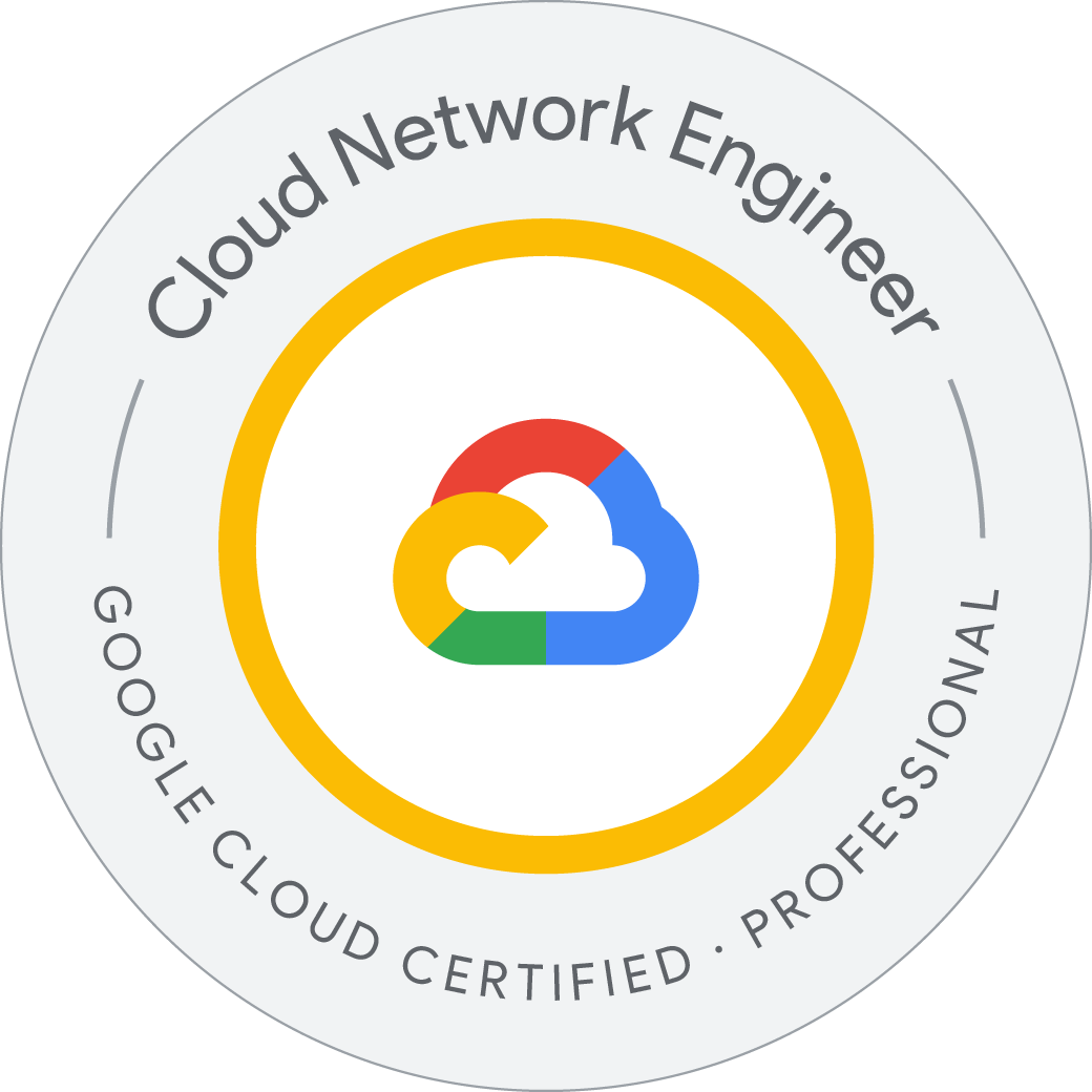 Professional Cloud Network Engineer バッジ